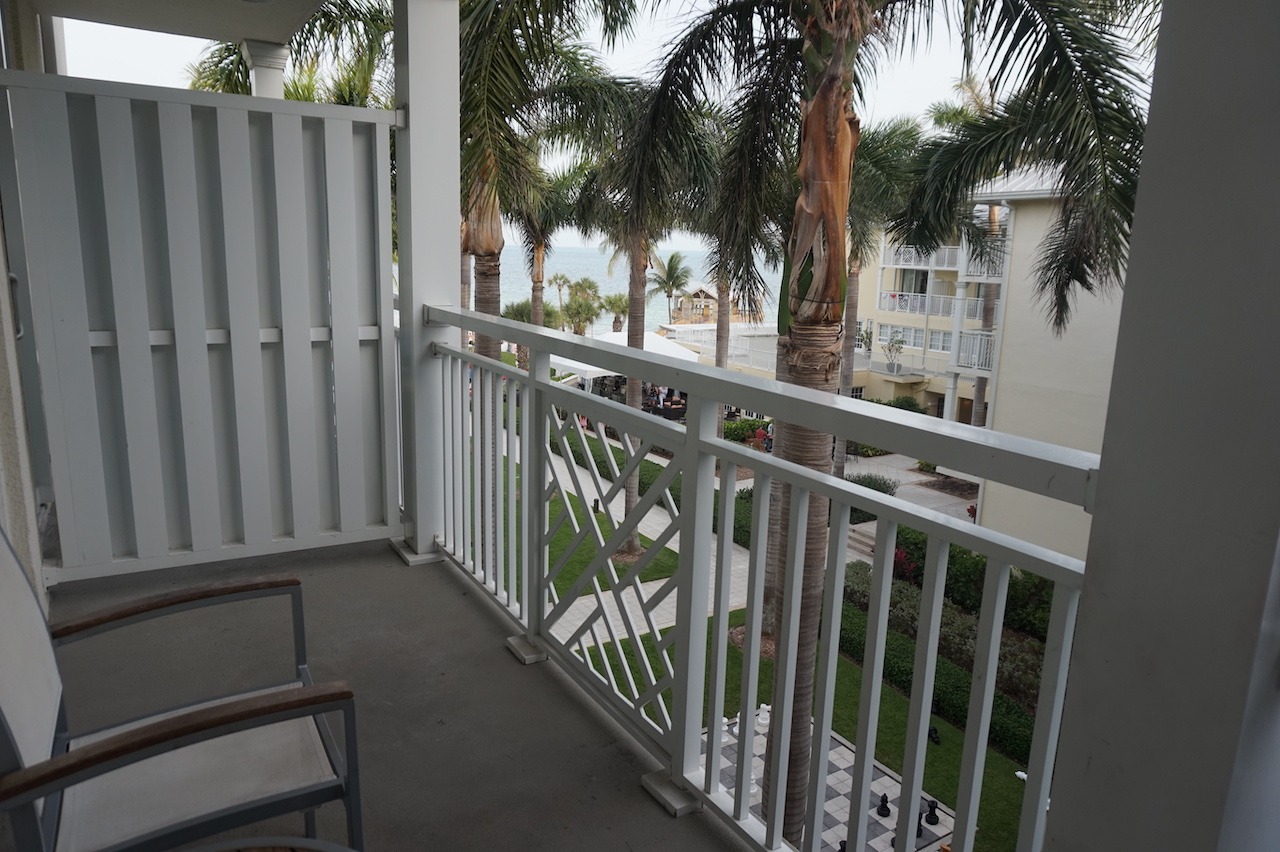 Balcony and view