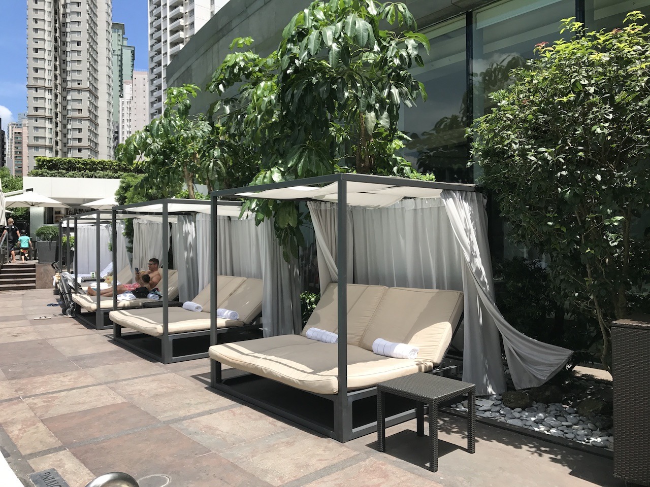 Resort-style loungers