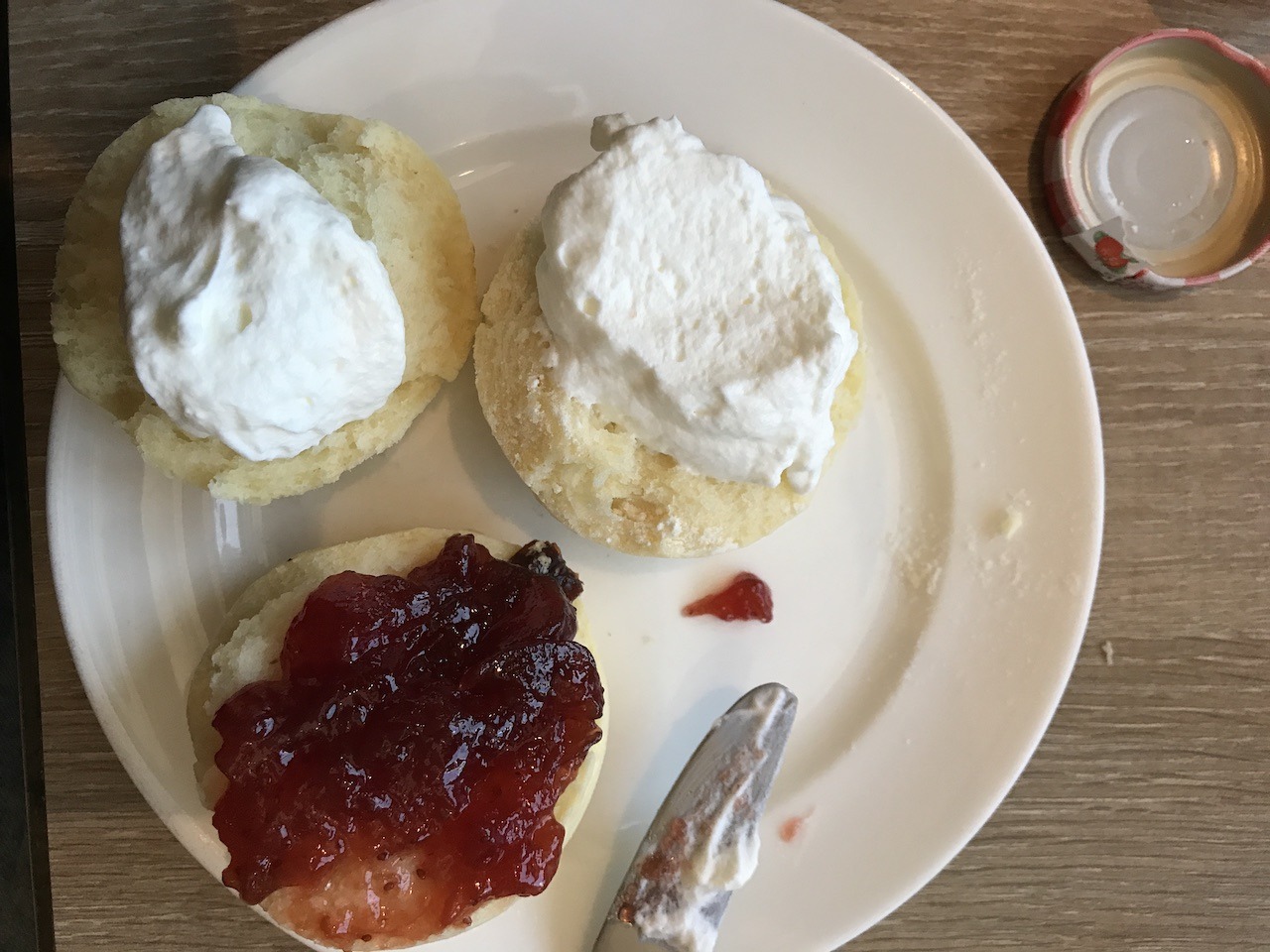 Scones and clotted cream