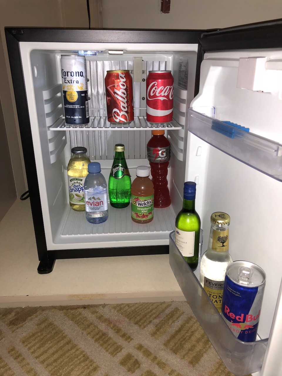 Waldorf-Astoria Panama mini fridge