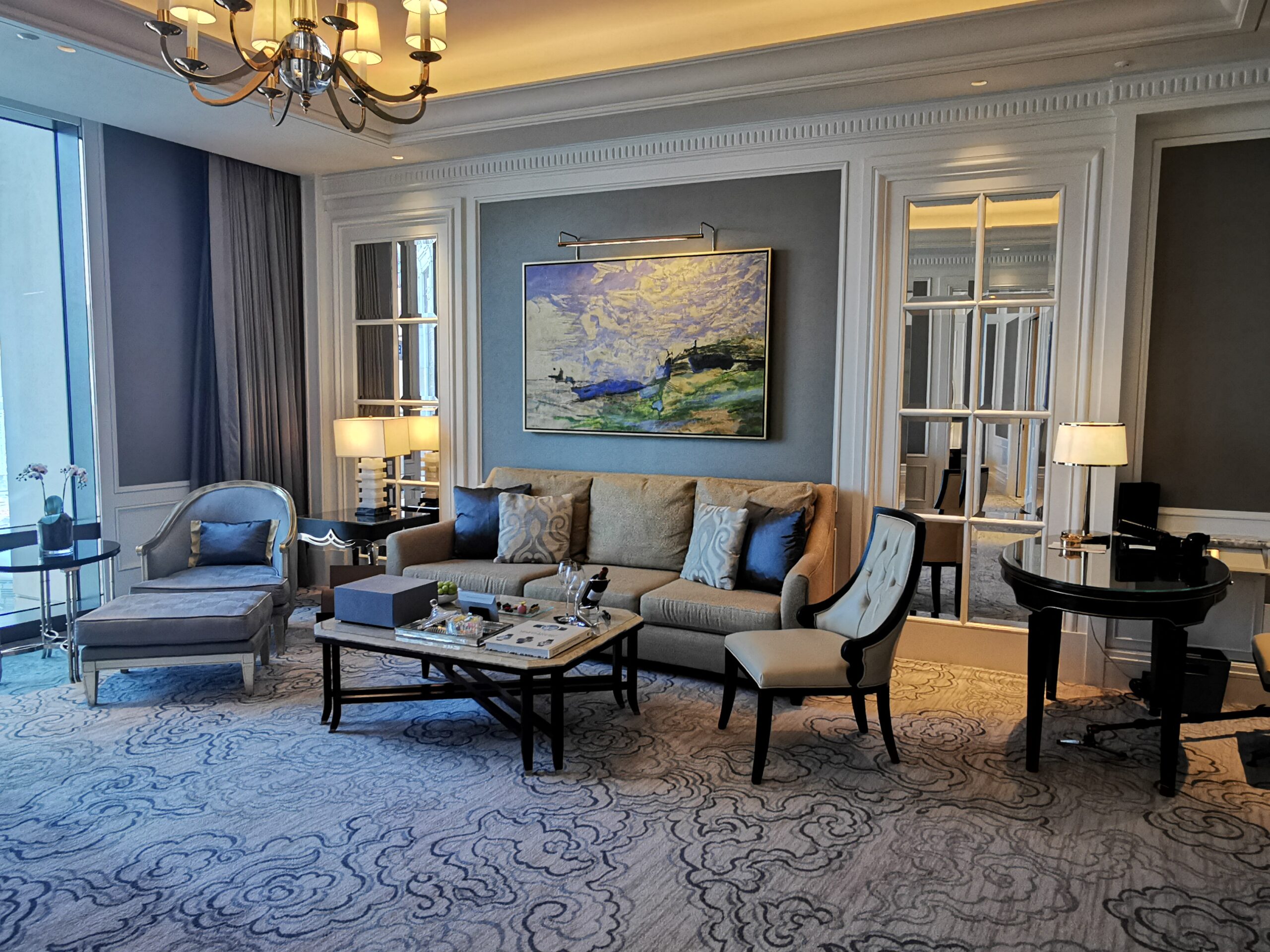 The Ritz Carlton Macau Suite Living Room