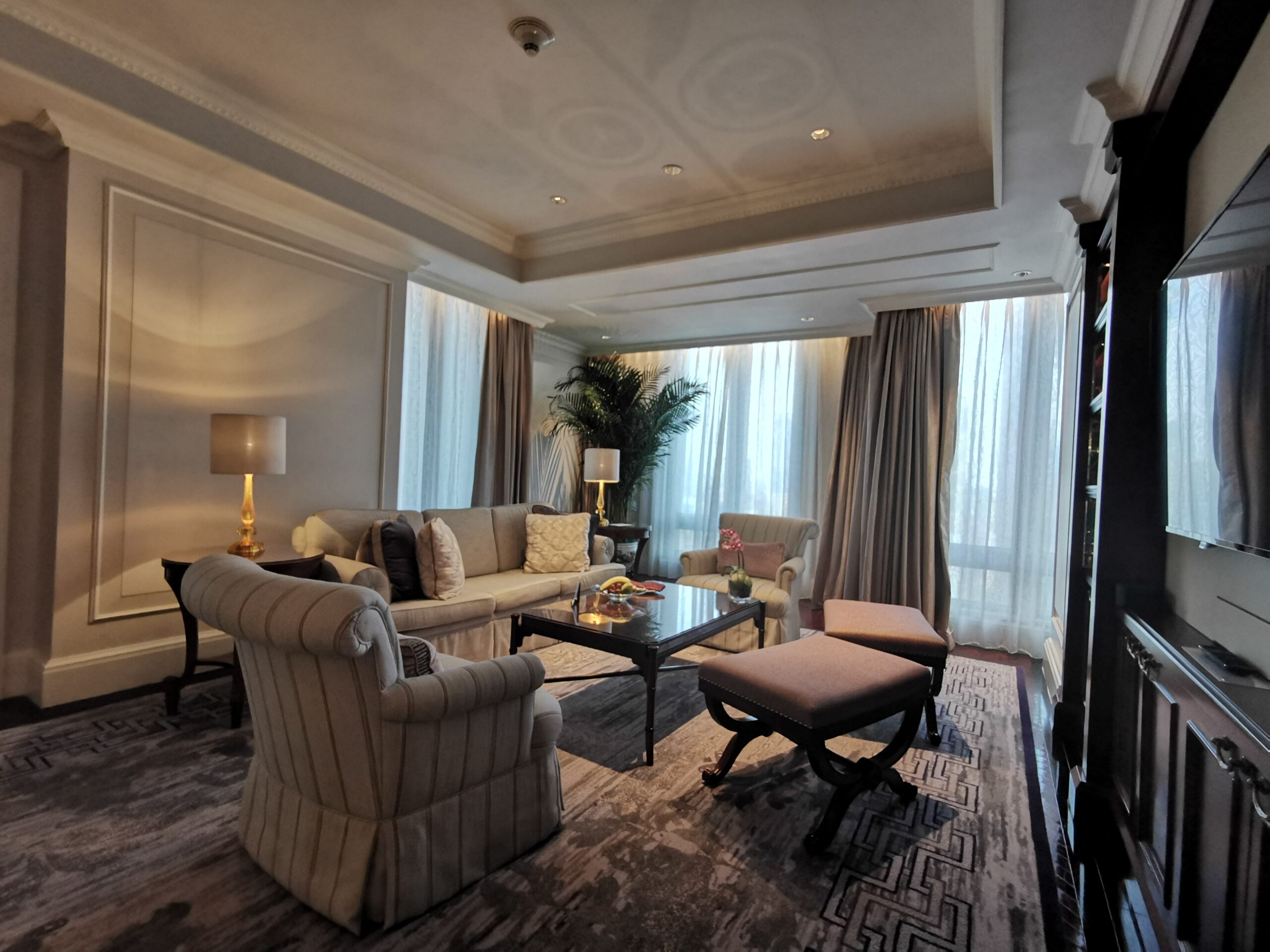 Ritz Carlton Guangzhou Suite Living Room