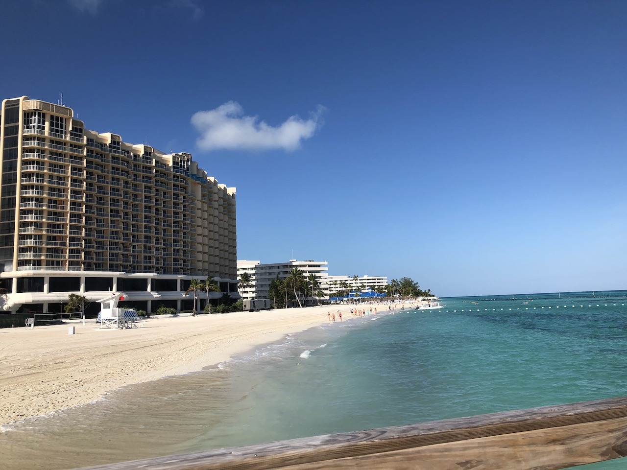 Beach facing west