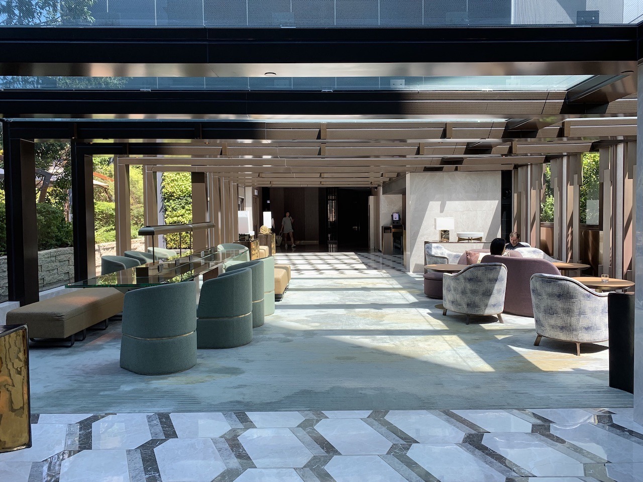 Day time lobby walkway