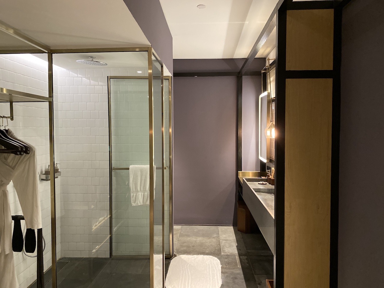 Hyatt Alila Bangasar bathrrom shower and dressing room