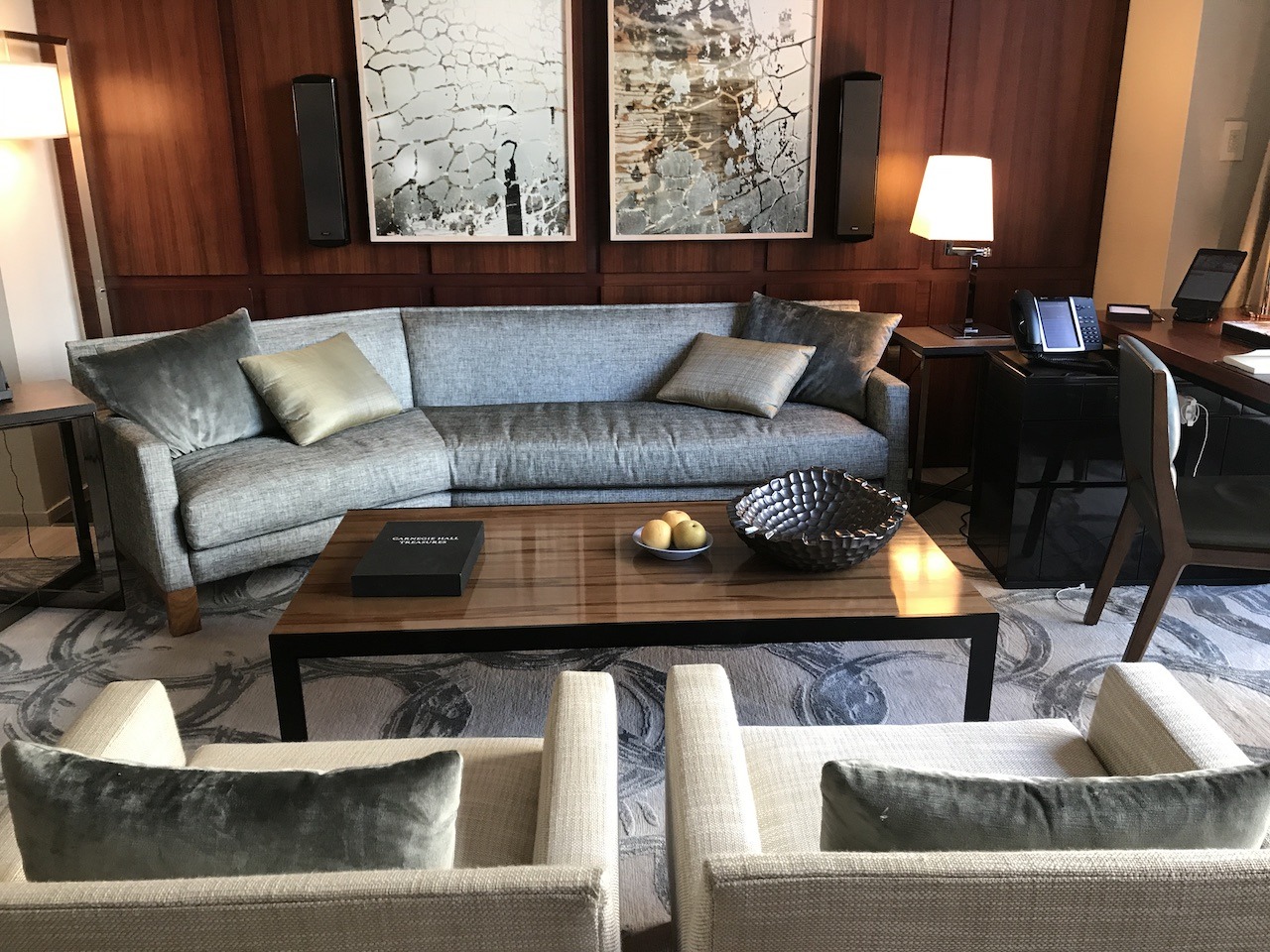 Park Hyatt New York suite living room