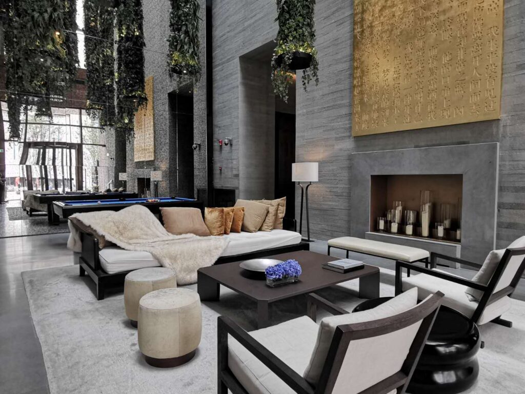 The Shanghai Edition Lounge Area