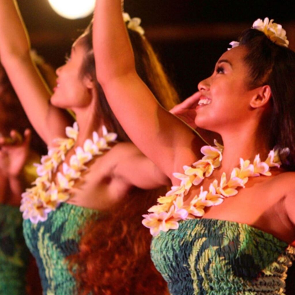Germaines Luau Dancers at one of the best luaus in Hawaii