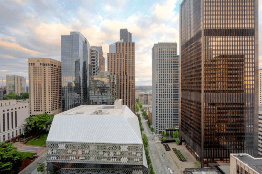 skyscrapers view