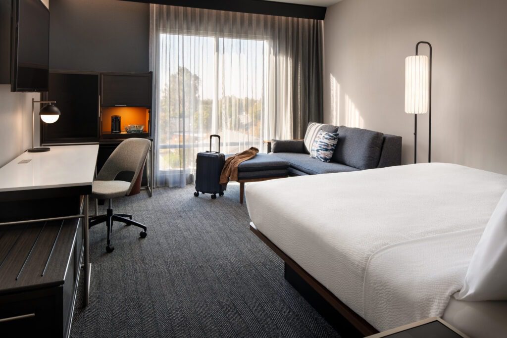 Courtyard by Marriott refreshed interior space