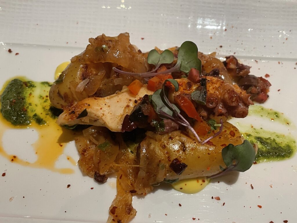 Octopus Grigliate at the Vegas outpost of Scarpetta