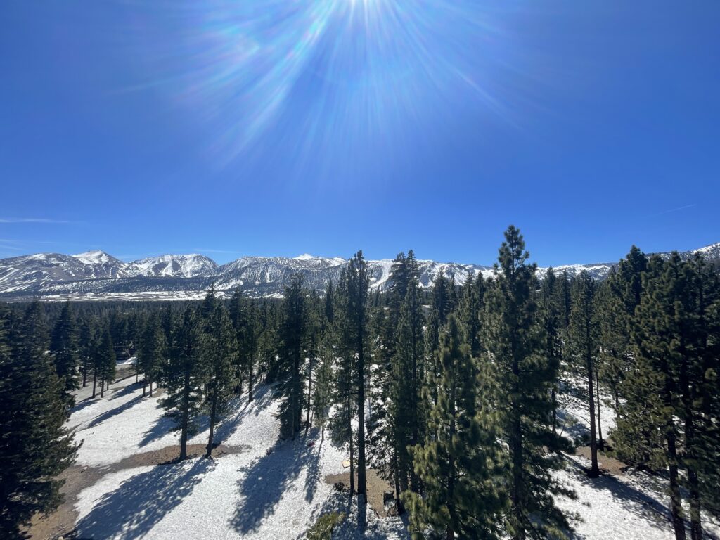 View from balcony at Westin Monache