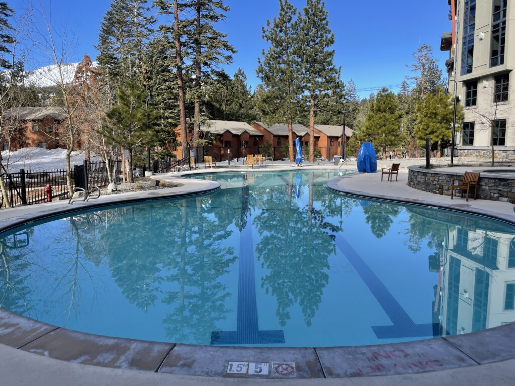 Pool view at the Westin Monache