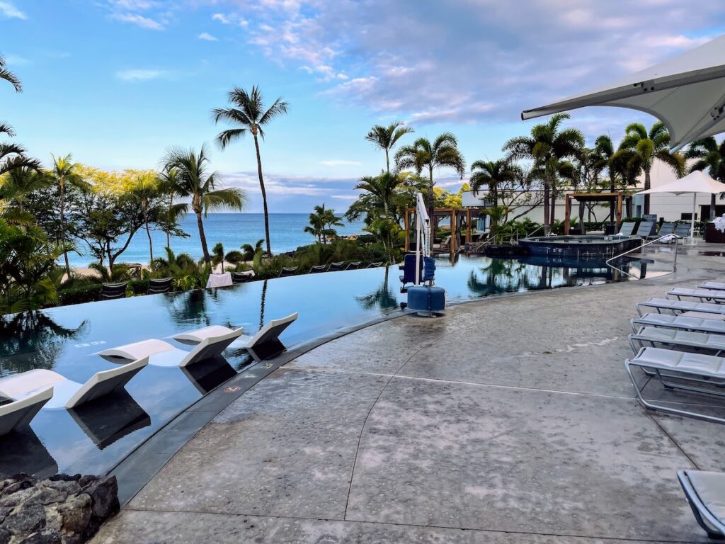 adult pool at the westin hapuna beach resort