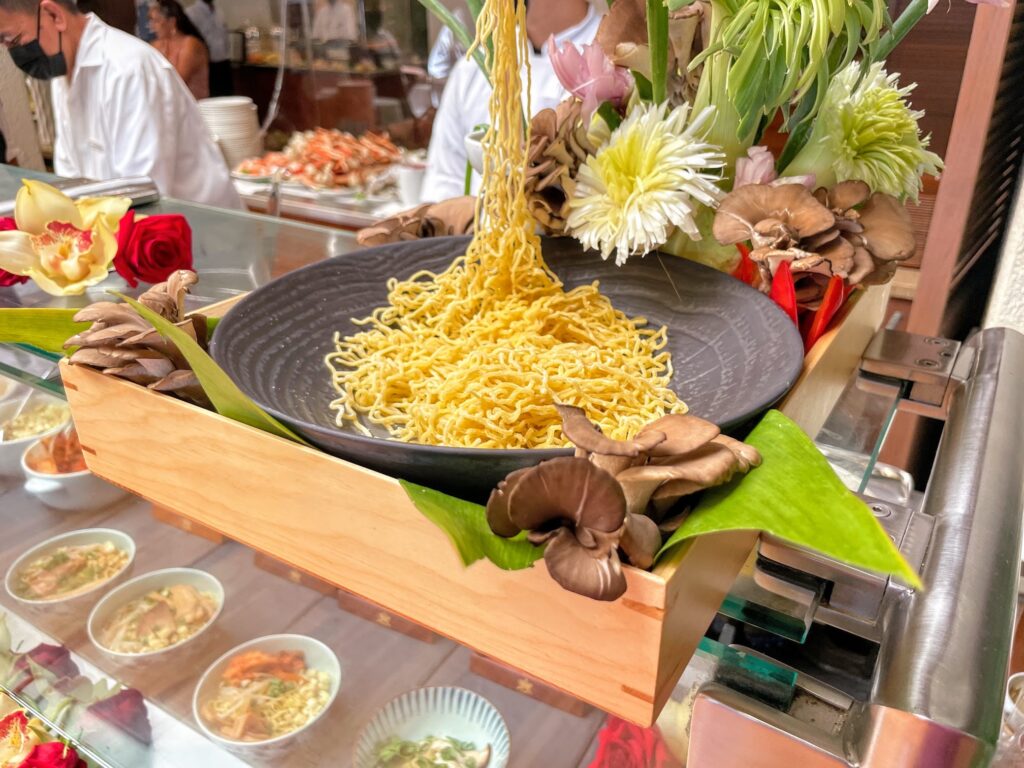 ramen noodle station at Orchids breakfast buffet