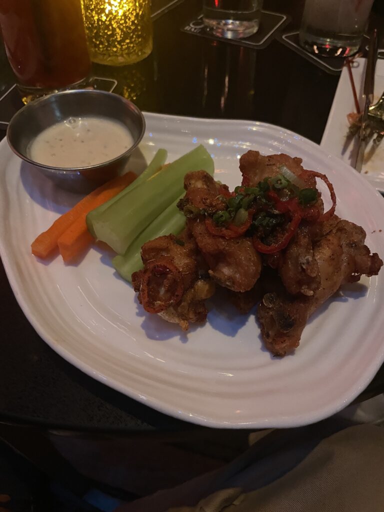 Chicken Wings at S Bar Las Vegas