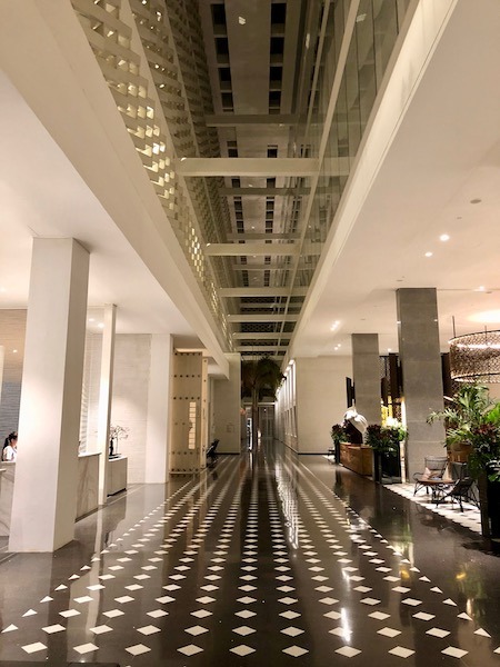 Conrad Cartagena's elaborate vaulted lobby