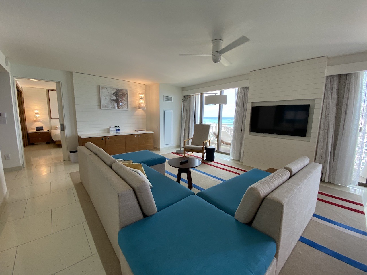 Grand Hyatt Baha Mar suite living room