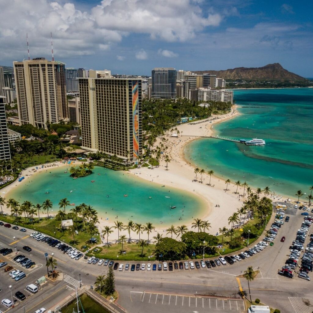 Sandy Beach of Waikiki.