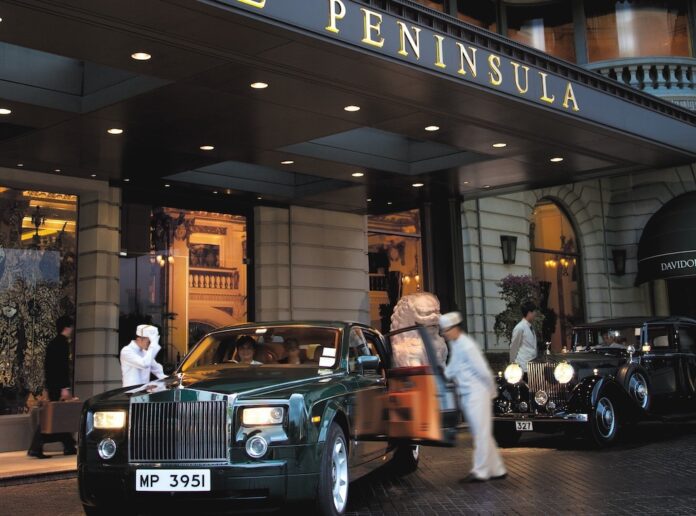 The-Peninsula-Hong-Kong-Rolls-Royce luxury hotels in Hong Kong