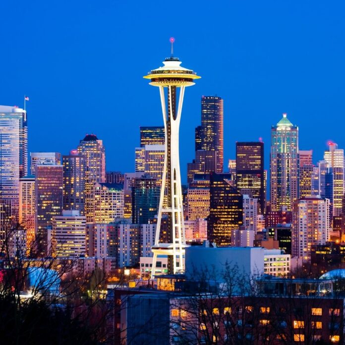 Seattle Skyline at Night