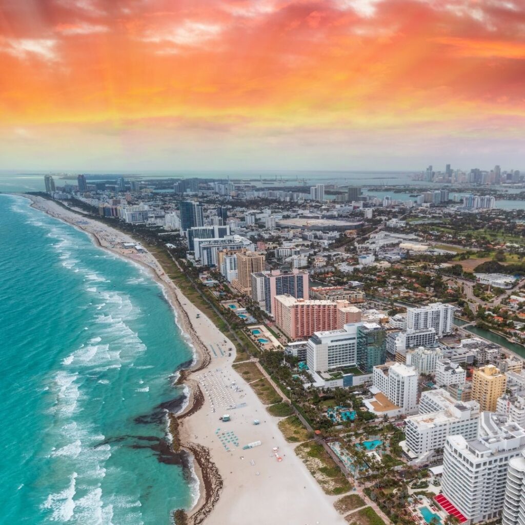 South Beach aerial view, I must see if you only have one day in Miami