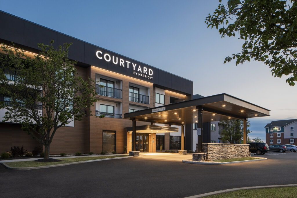 Courtyard by Marriott New entrance layout