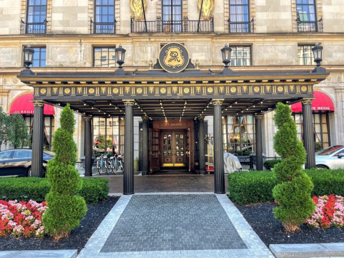 Main entrance st. regis washington dc