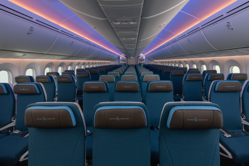 Hawaiian Airlines Reveals Luxurious Boeing 787 Dreamliner Cabins