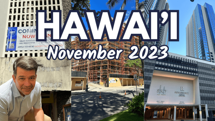 a collage of buildings and scaffolding