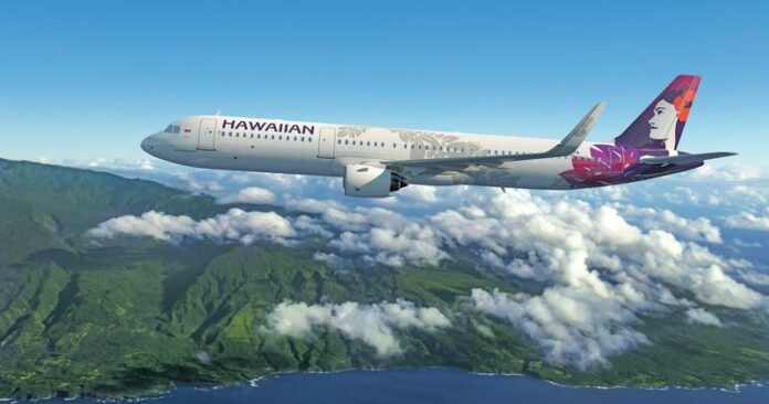 a plane flying over a land