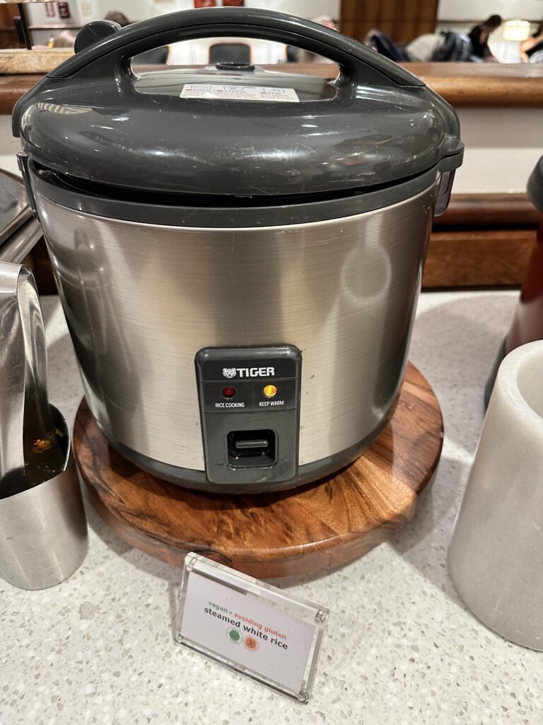 a close up of a rice cooker
