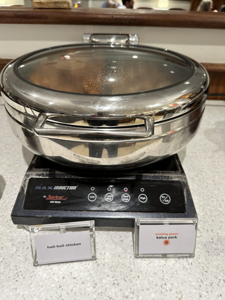 a metal pot on a scale