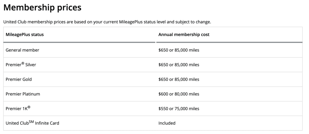 a screenshot of a mileage plus