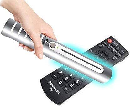 a hand holding a remote control