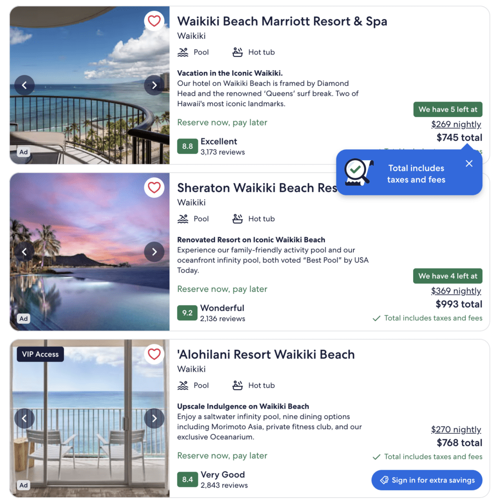 Say Goodbye to Sneaky Surcharges: FTC’s New Rule Shines Light on Hidden Costs in Hawai‘i Travel Suites & Lobbies a screenshot of a website