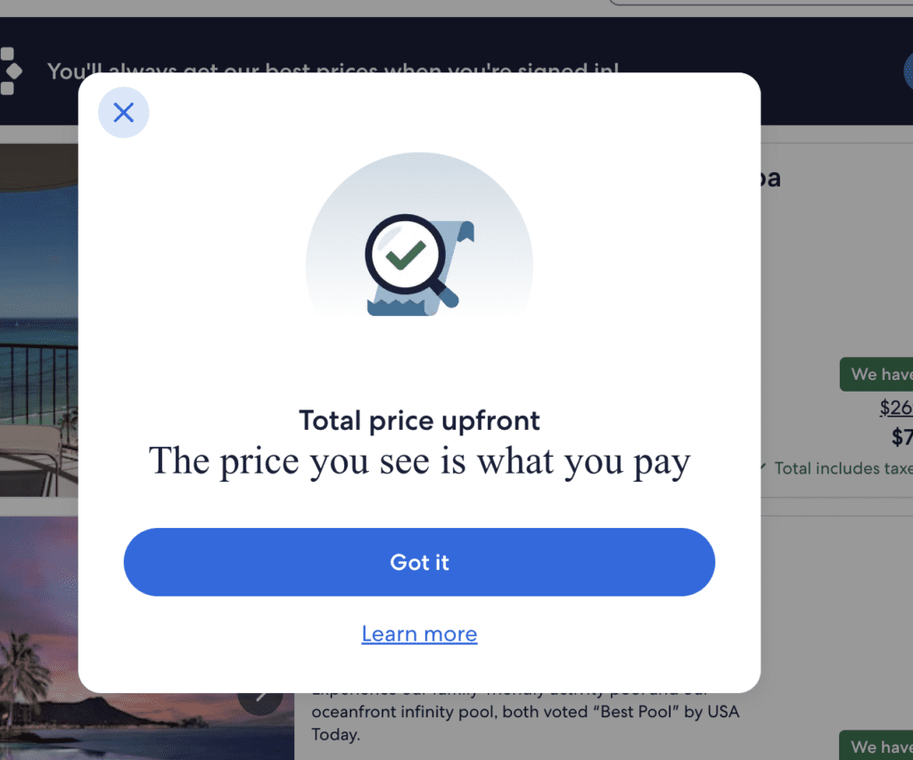 Say Goodbye to Sneaky Surcharges: FTC’s New Rule Shines Light on Hidden Costs in Hawai‘i Travel Suites & Lobbies a screenshot of a computer screen